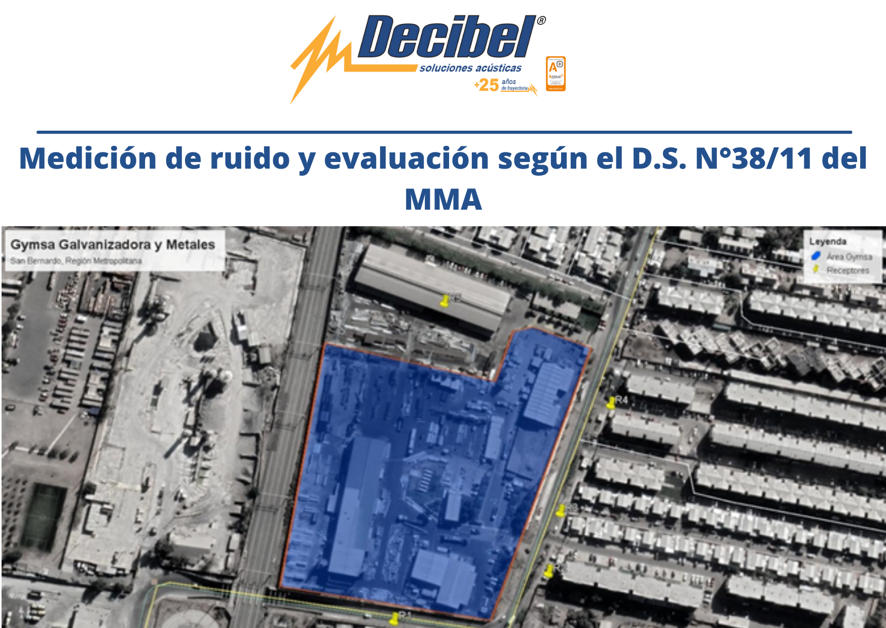 Medición de ruido y evaluación según el Ministerio del Medio Ambiente en Chile